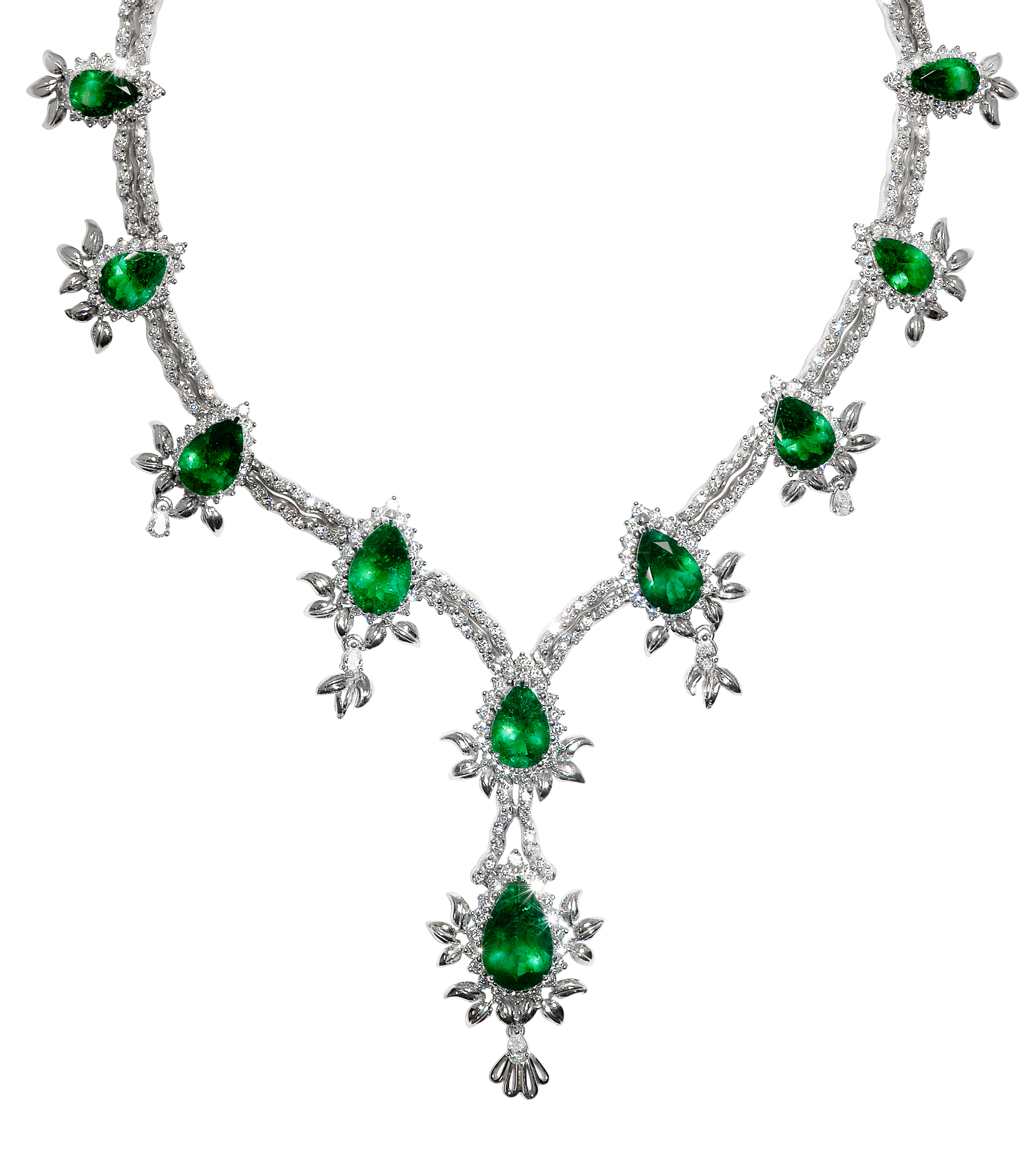 Emerald & Diamond Necklace - Kaufmann De Suisse