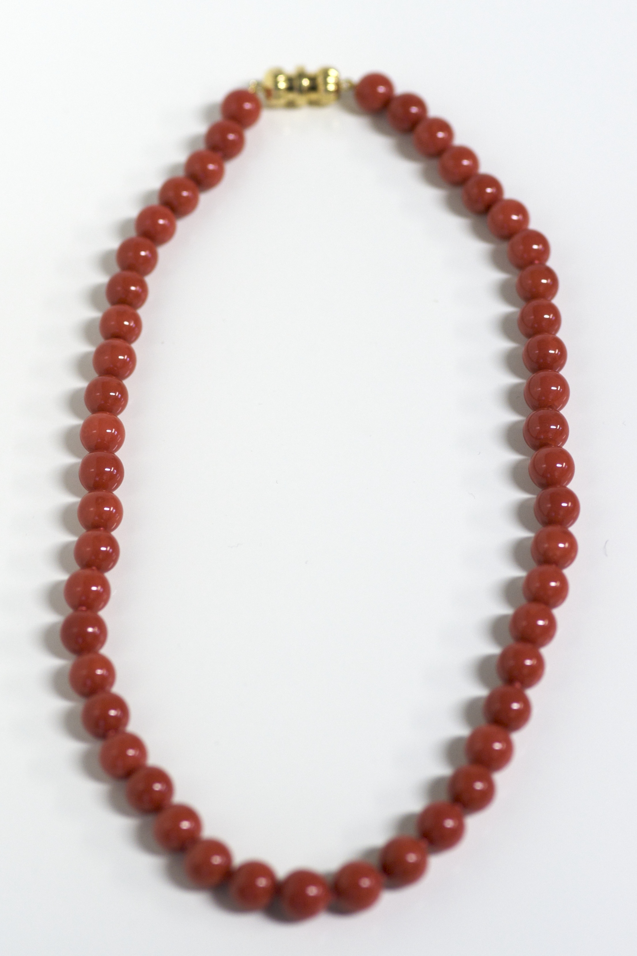 Red Coral Bead Necklace Kaufmann De Suisse