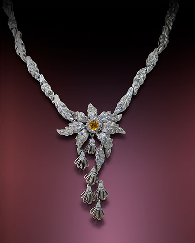 Diamond Necklace at Kaufmann de Suisse Jewelers