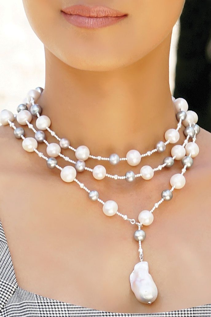Palm Beach Lariat Pearl Necklaces Kaufmann De Suisse